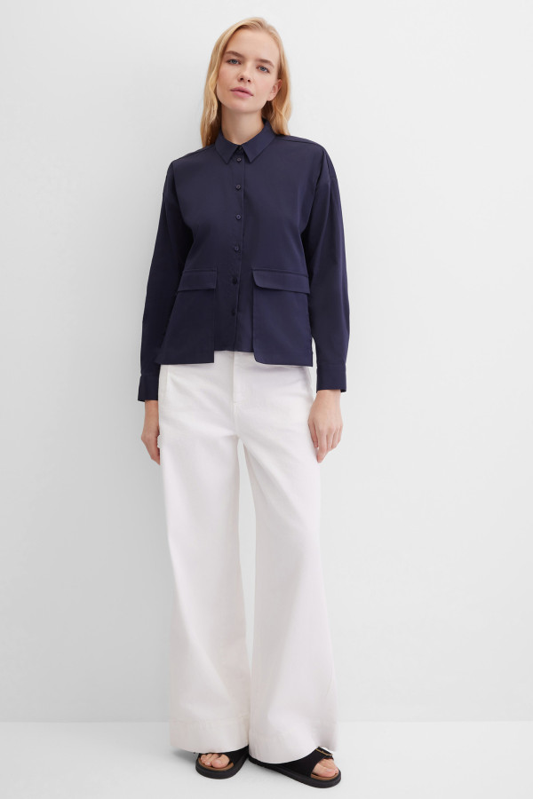 Блузка с длинным рукавом