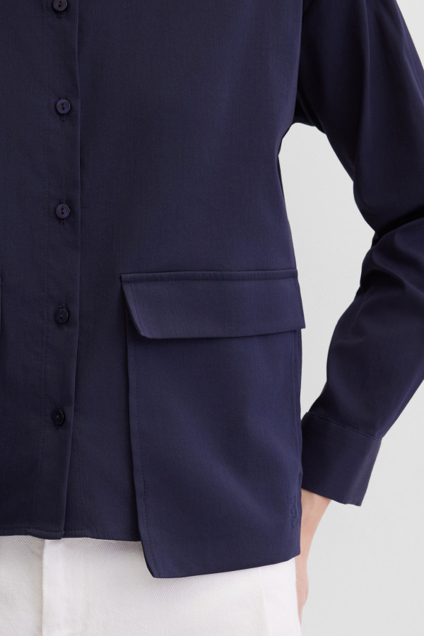 Блузка с длинным рукавом