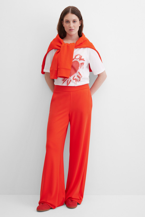 Брюки широкие