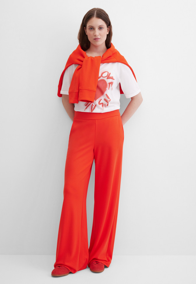 Брюки широкие