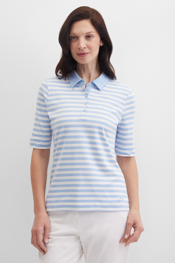 Поло в полоску
