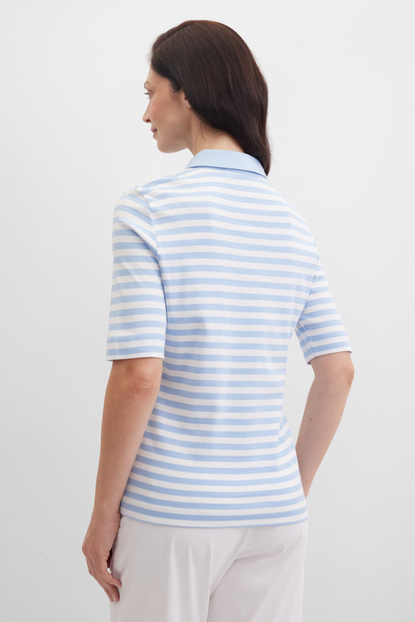 Поло в полоску