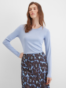 Лонгслив в рубчик