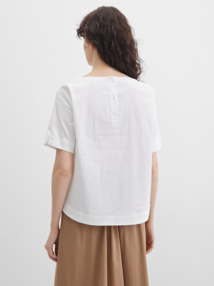 Блузка с коротким рукавом