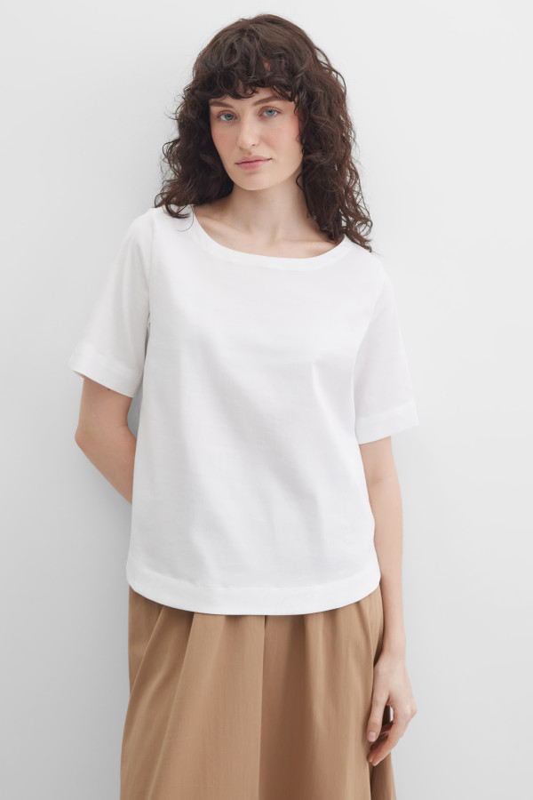 Блузка с коротким рукавом