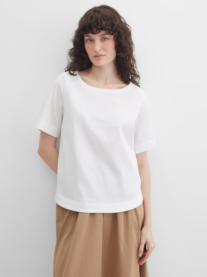 Блузка с коротким рукавом