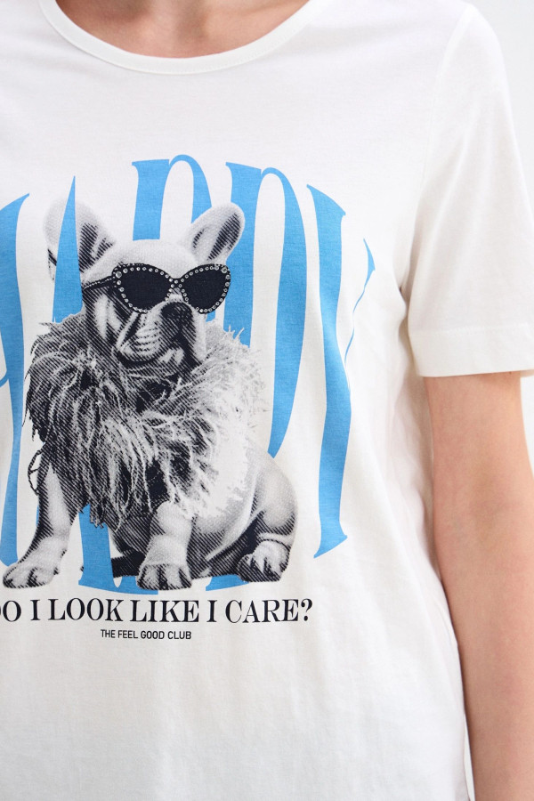 Футболка с принтом