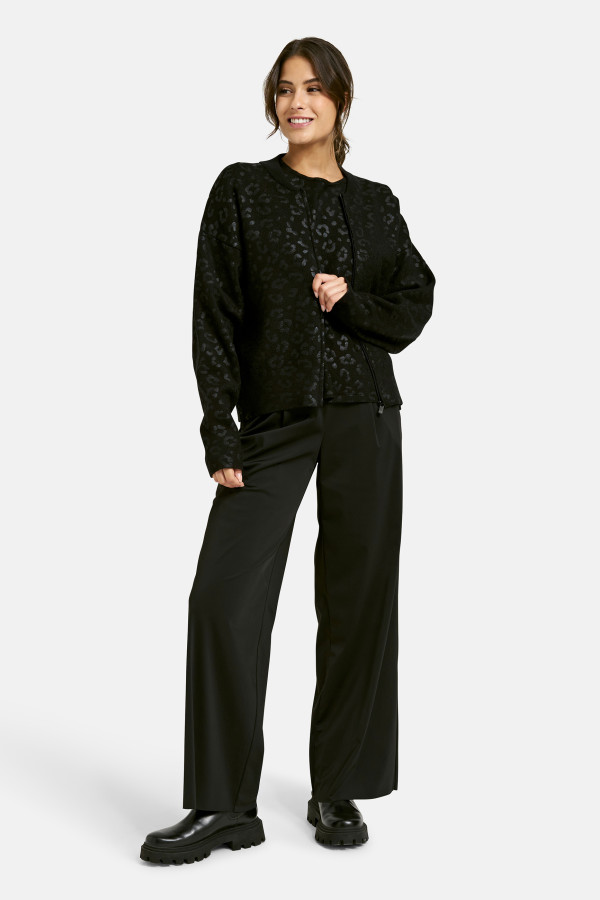 Кардиган с леопардовым принтом