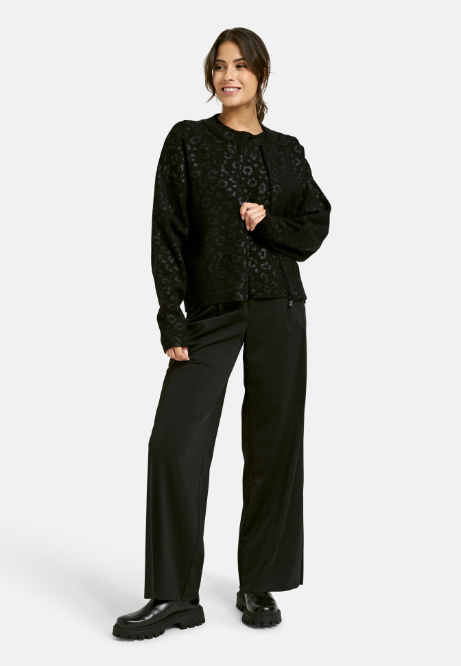 Кардиган с леопардовым принтом