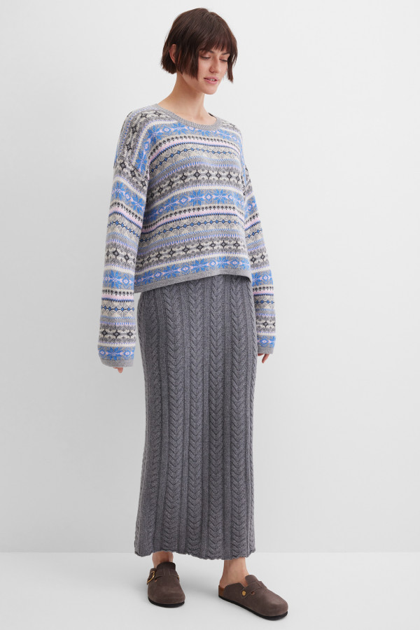 Джемпер укороченного кроя