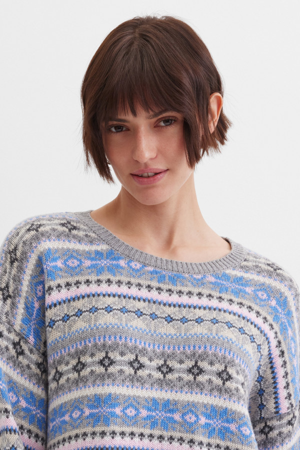 Джемпер укороченного кроя