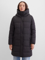 Пальто стеганое с капюшоном