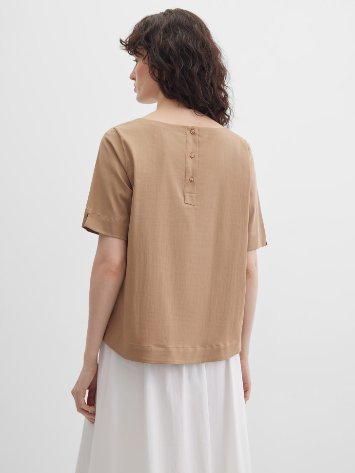 Блузка с коротким рукавом