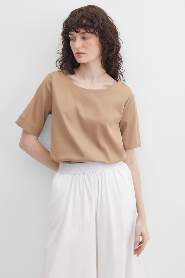 Блузка с коротким рукавом