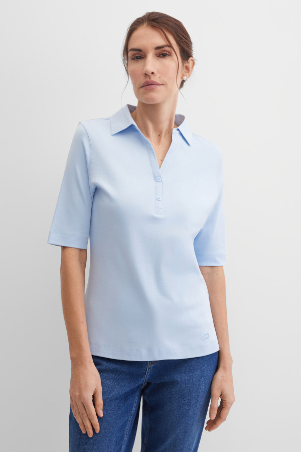 Поло с коротким рукавом