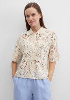 Рубашка кроше укороченная