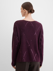 Пуловер вязаный