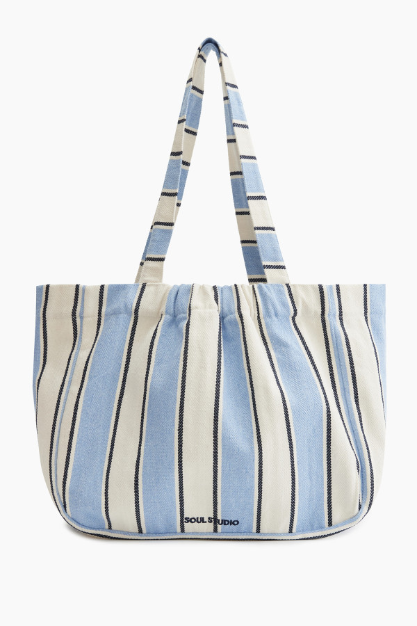 Сумка-шоппер в полоску
