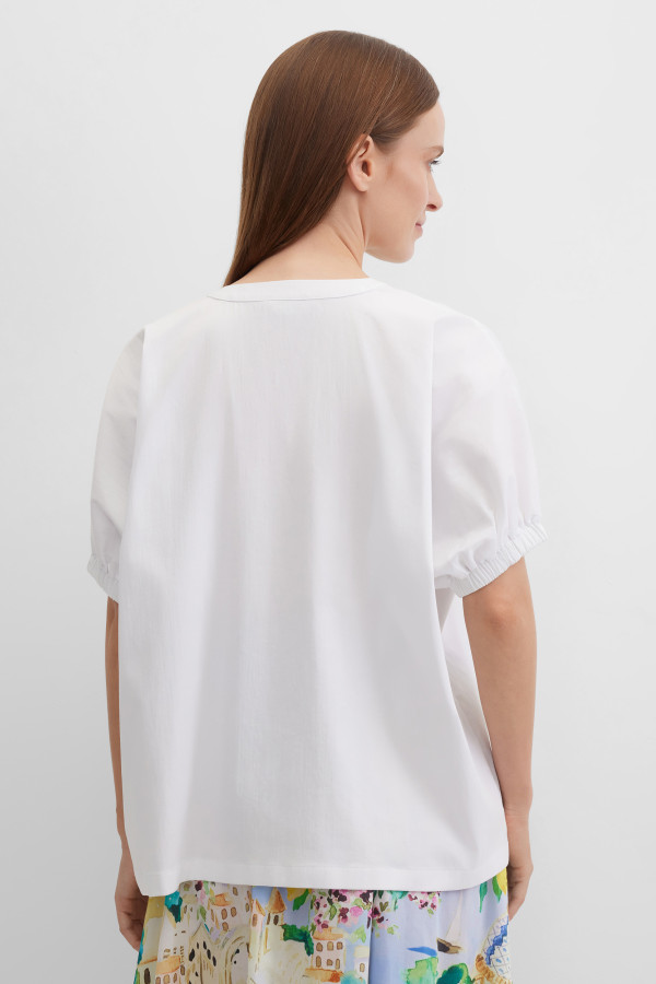 Блузка с коротким рукавом