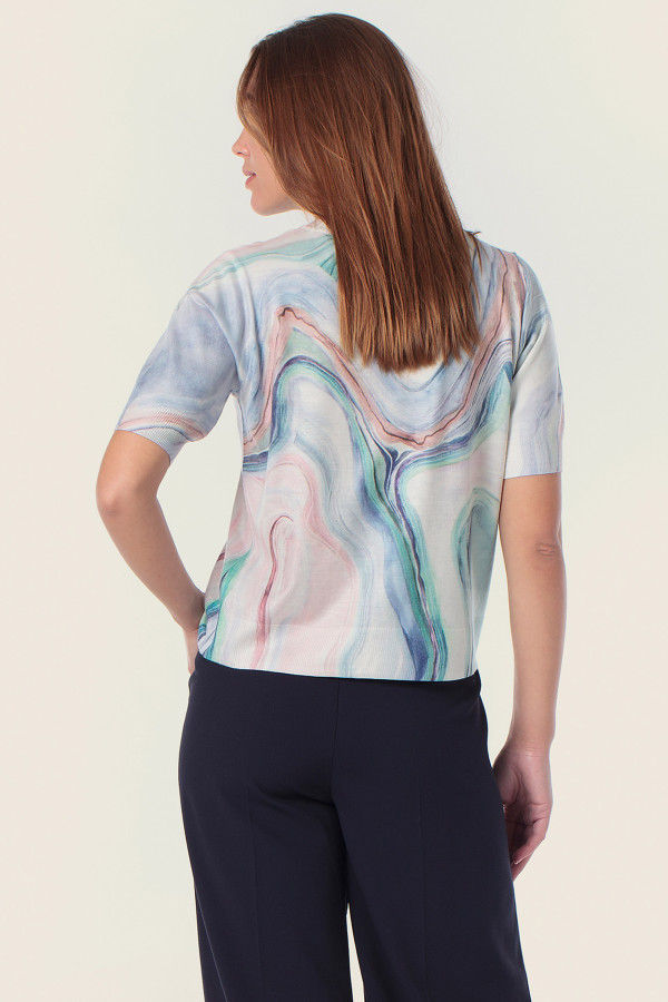 Джемпер с коротким рукавом