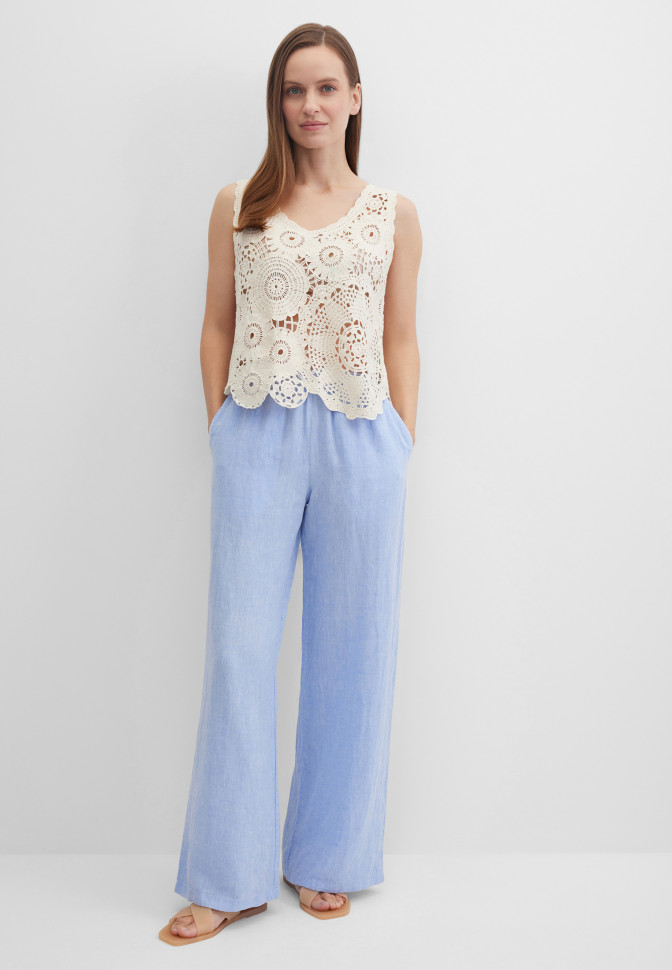 Топ вязаный кроше