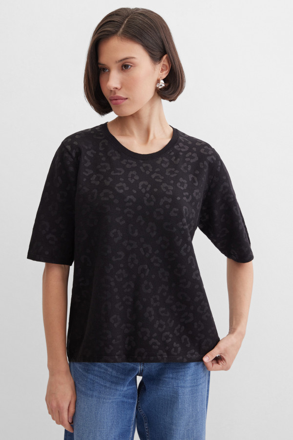 Джемпер прямого кроя