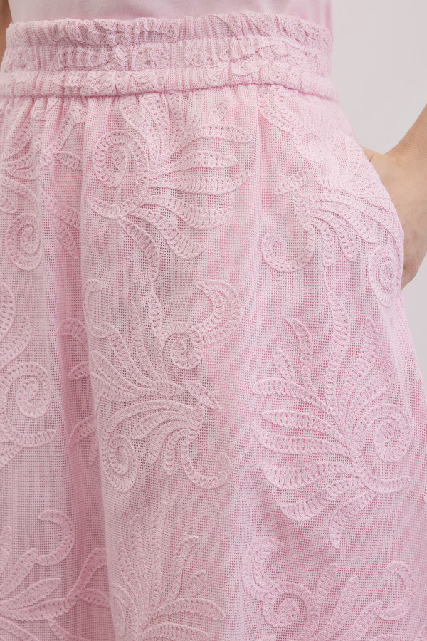 Юбка из фактурной ткани