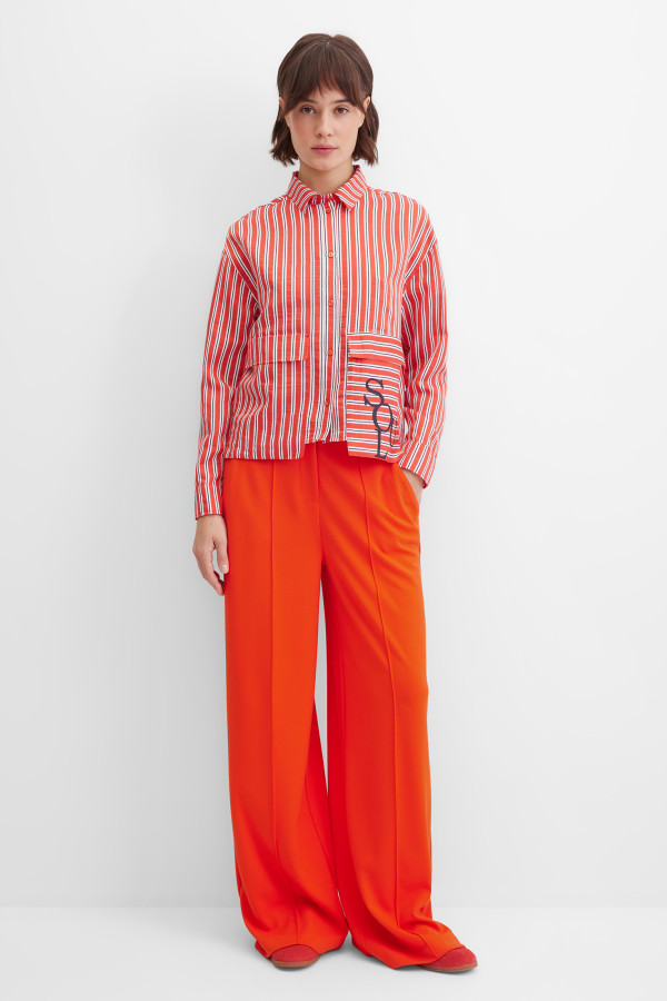 Блузка с длинным рукавом