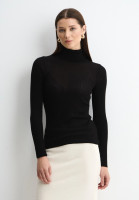 Водолазка базовая в рубчик