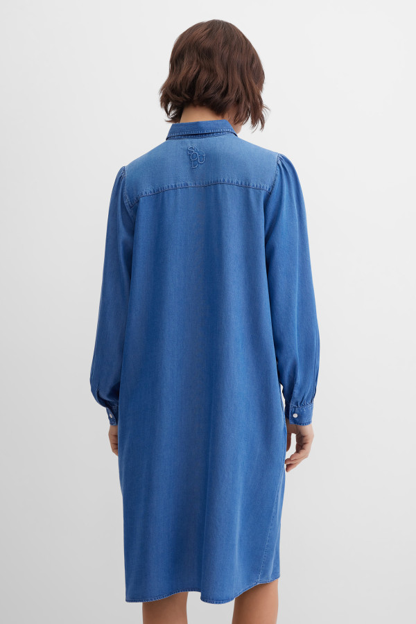 Платье-рубашка миди