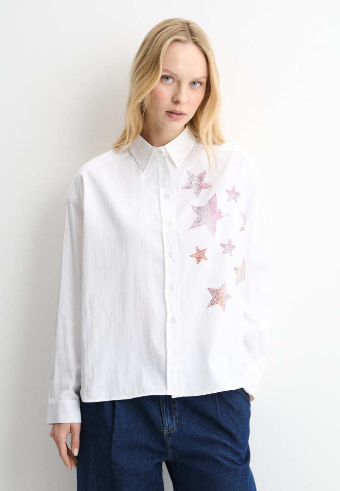 Блузка свободная