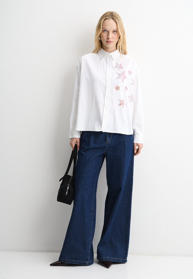 Блузка свободная