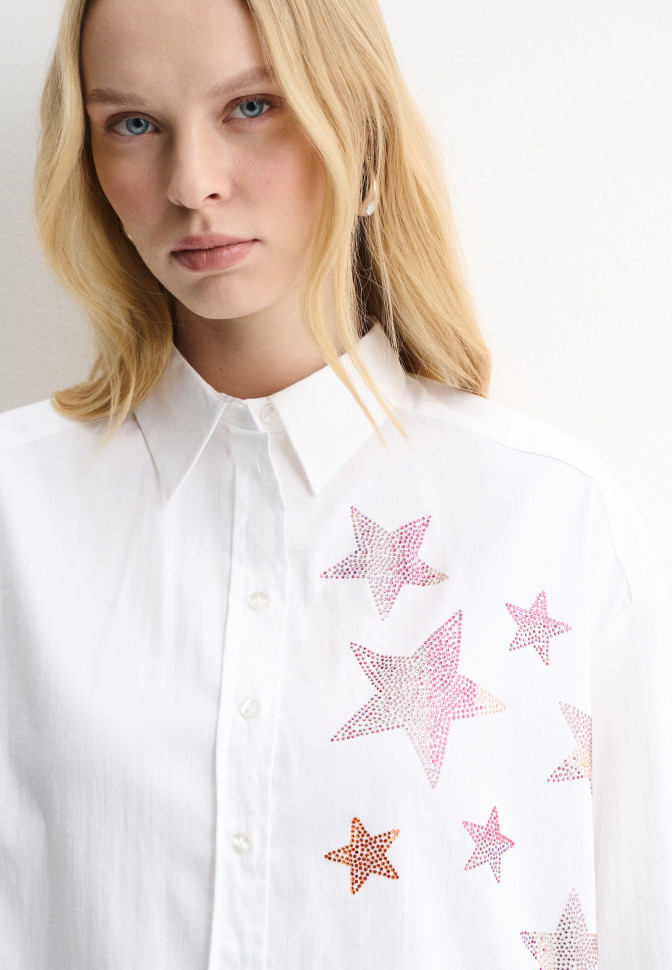 Блузка свободная