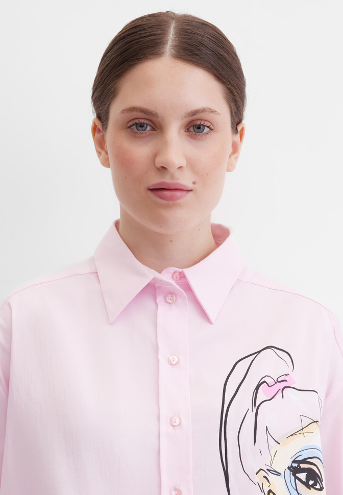 Блузка свободная