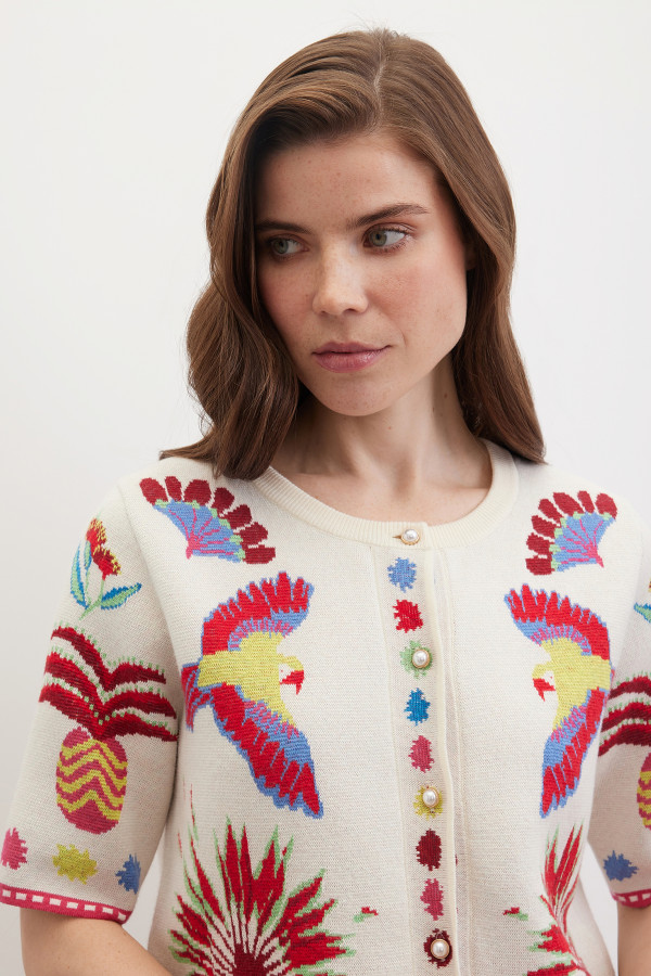 Кардиган с добавлением кашемира