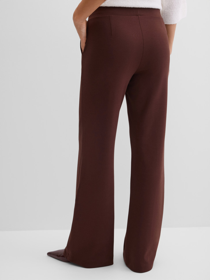 Брюки трикотажные укороченные