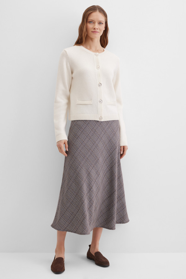 Кардиган прямого кроя