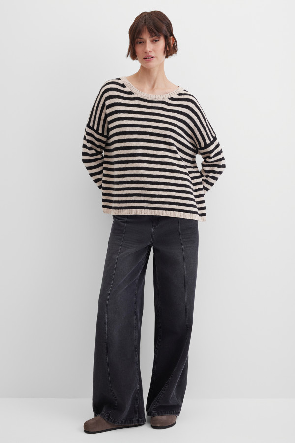 Джемпер в полоску