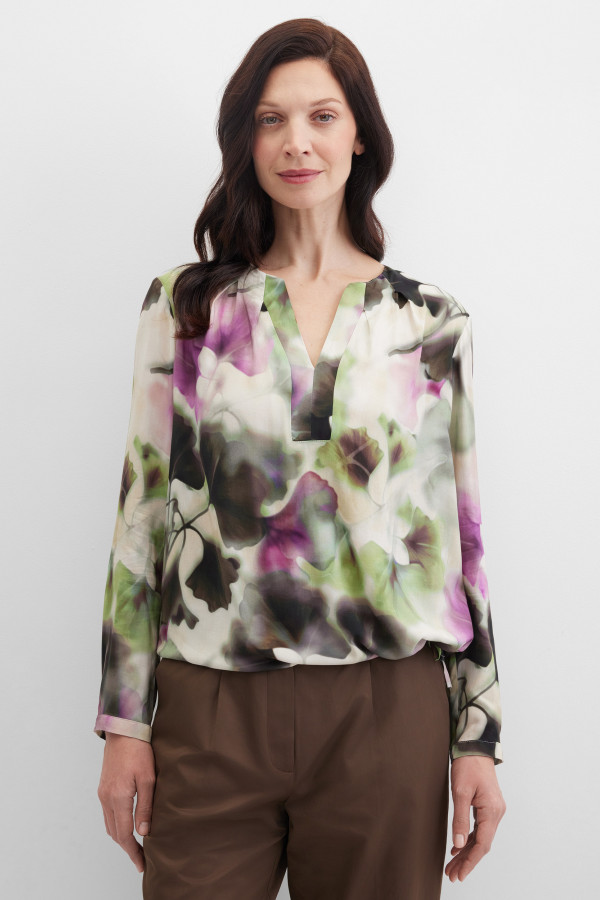 Блузка с длинным рукавом