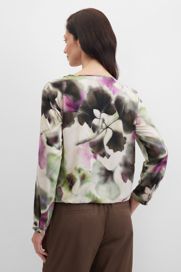 Блузка с длинным рукавом