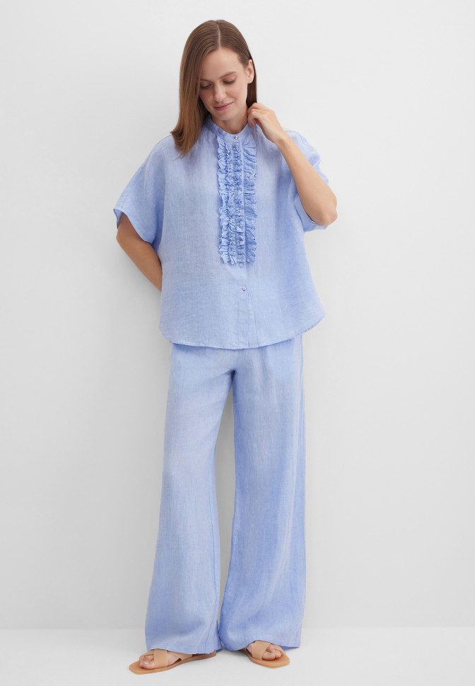 Блузка изо льна