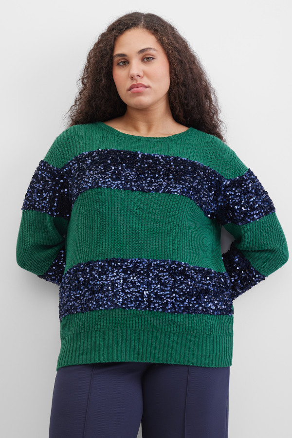 Джемпер в полоску