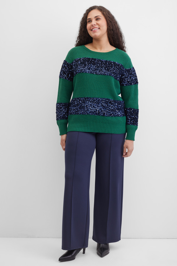 Джемпер в полоску