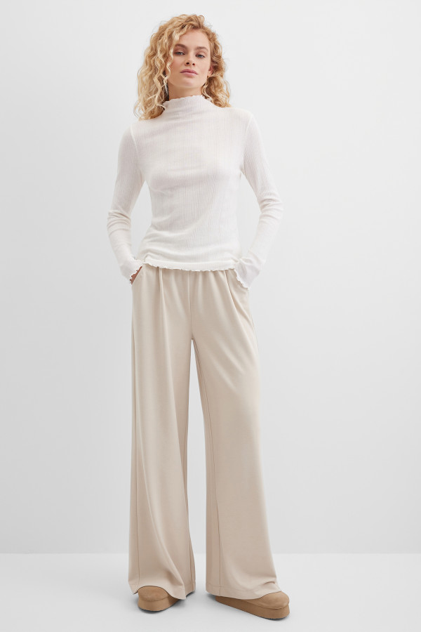 Водолазка базовая в рубчик