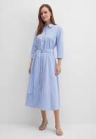 Платье-рубашка в полоску