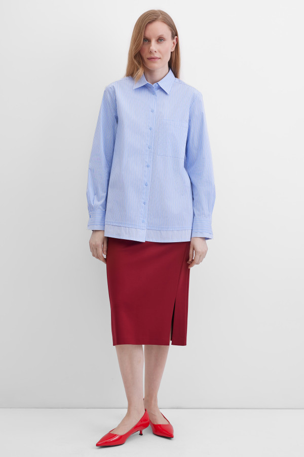 Рубашка с воротником