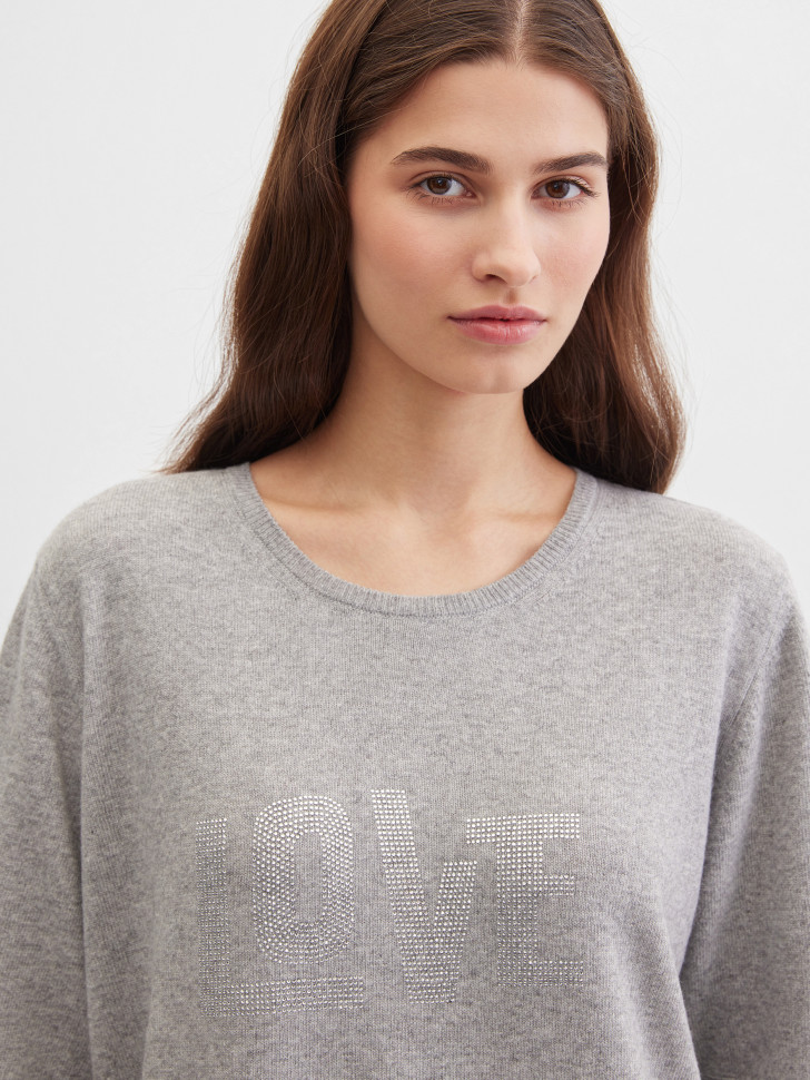 Джемпер прямого кроя