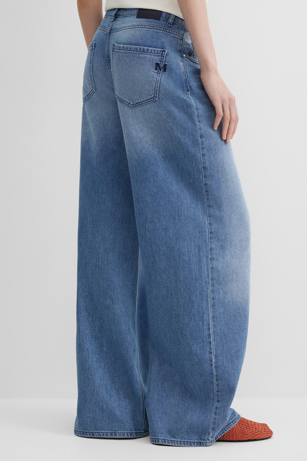 Джинсы широкие трубы wide leg