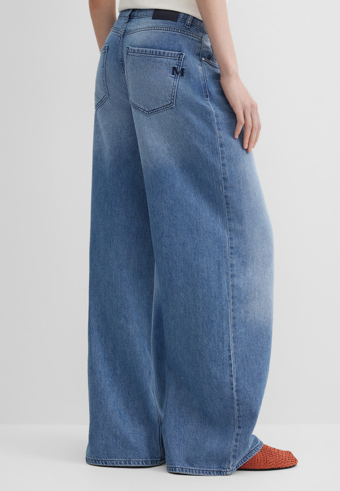 Джинсы широкие трубы wide leg