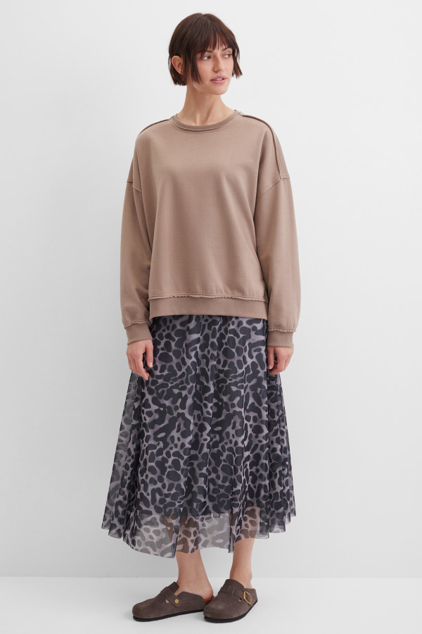 Свитшот свободного кроя